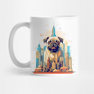 Pug Dog Pet Animal Beauty Nature City Discovery Mug